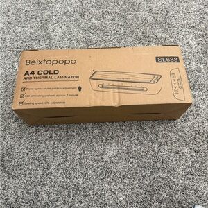 A4 Cold and Thermal Laminator - Black